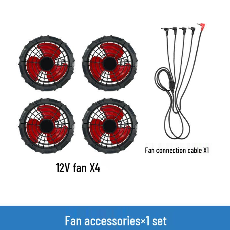 

Unisex Outdoor Cooling Fan Jacket – Sun and Heat Protection 3XL