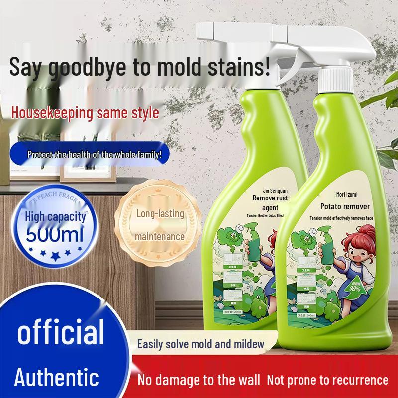 Household Wall Mold Remover: Anti-Mold Spot Remover and Mold Removal Agent for White Walls