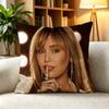 TTeen Series Hannah Montana Pop Star  Pillow Case Square DoubleSided Sofa Cushion Cover Bedroom Bedside Pillow