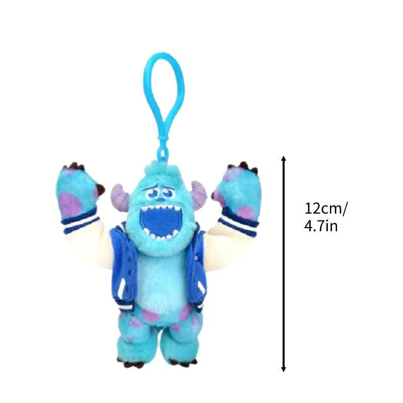 Sullivan Big-eyed Monster Plush Keychain Blue/green Colorful Backpack Accessory