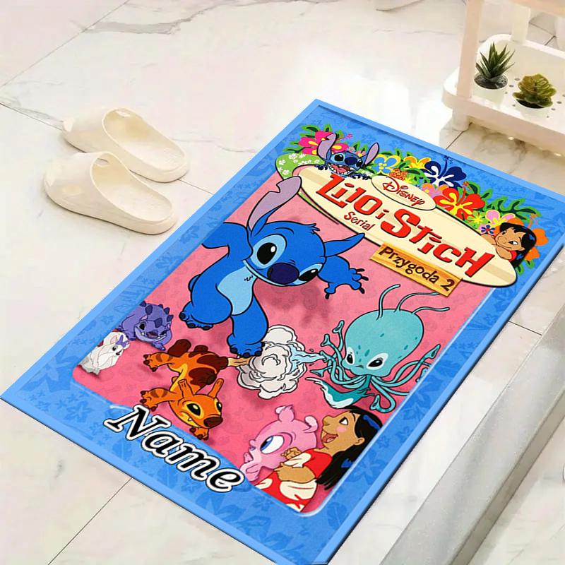 Custom 1Pc Lilo Stitch Adventure Rug Office Carpet Indoor Outdoor Entrance Doormat Nonslip Soft And Comfortable Living Room D916300