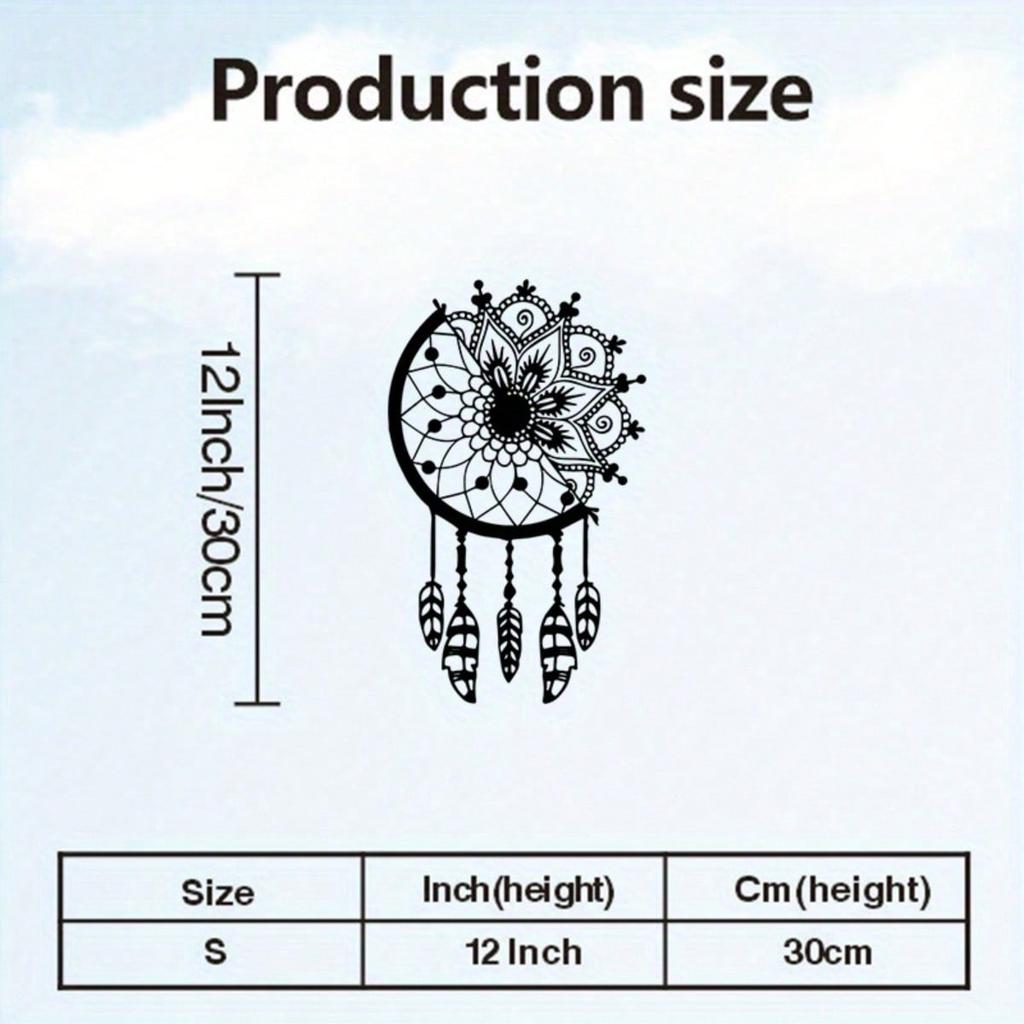 Bohemian Dreamcatcher Wall Hanging with Feathers Flowers for Indoor Outdoor Decor Gift