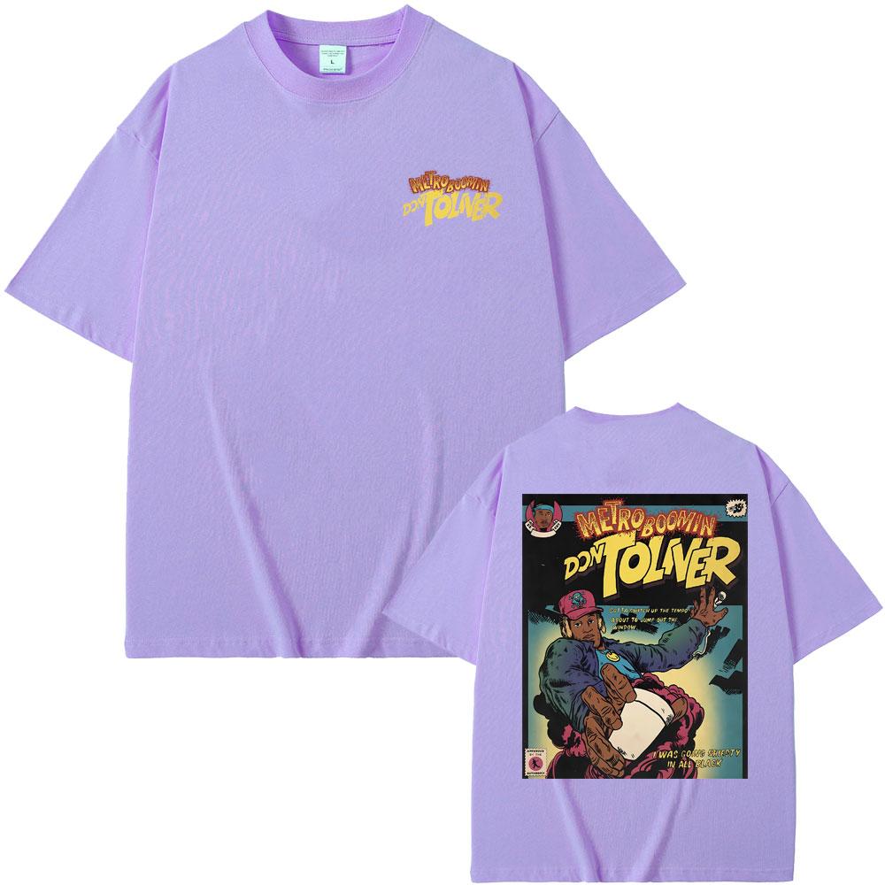 Rapper Metro Boomin Don Toliver Graphic T-shirt Men Women Fashion Oversized Tees Tops Short Sleeve Male Hip Hop Crewneck Tshirt