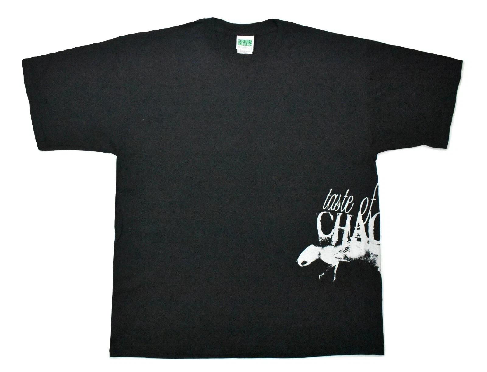 Taste of Chaos Tour Мужская Черная Футболка Punk, Emo, Metalcore, Screamo Новая L, XL L