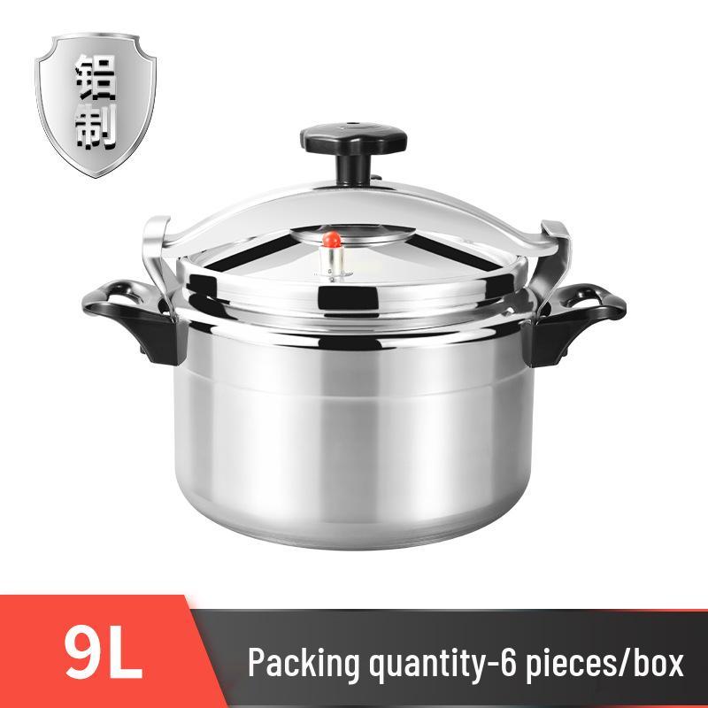 Large Capacity Multi-functional Aluminum Pressure Cooker for Gas Stoves - Explosion-Proof and Perfect for Soups and Stews
