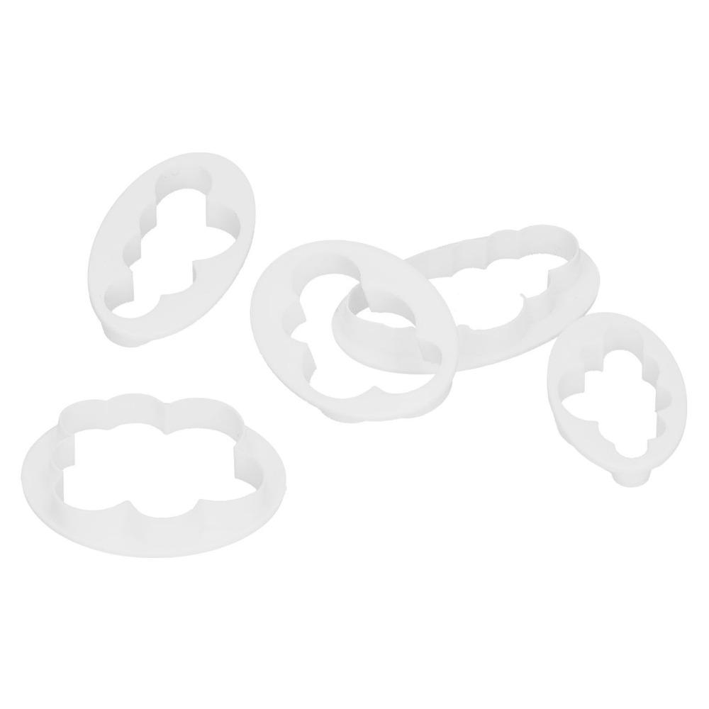 10pcs Raised Cutter Walls Cookie Cutter Set PP Fondant Cutter Cloud Cookie Cutter  Cookie Baking