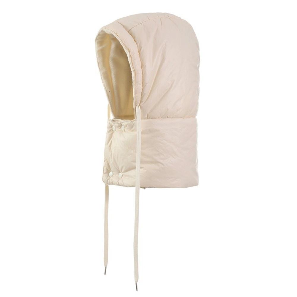 Fashion Winter Warm Hat Thickened Windproof Ear Protection Hat Keep Warm Neck Warmer Integrated Scarf Hat Set Outdoor