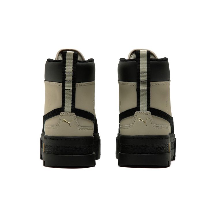 PUMA Mayze Mid Wtr Women Khaki Mid Top Platform Lifestyle Sneakers 381888-01