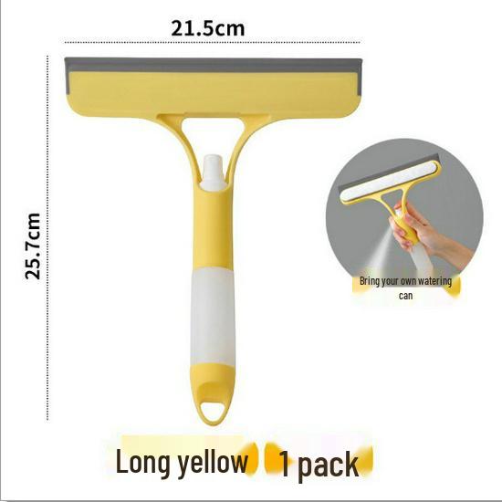 

Dual-Sided Household Squeegee with Spray Bottle & Brush for Mirrors and Glass