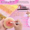 20000Pcs Bedazzling Kit with 3Pcs B7000 Jewelry Glue Resin Rhinestones for Crafting Crafts Bedazzler Kit Flatback Gems