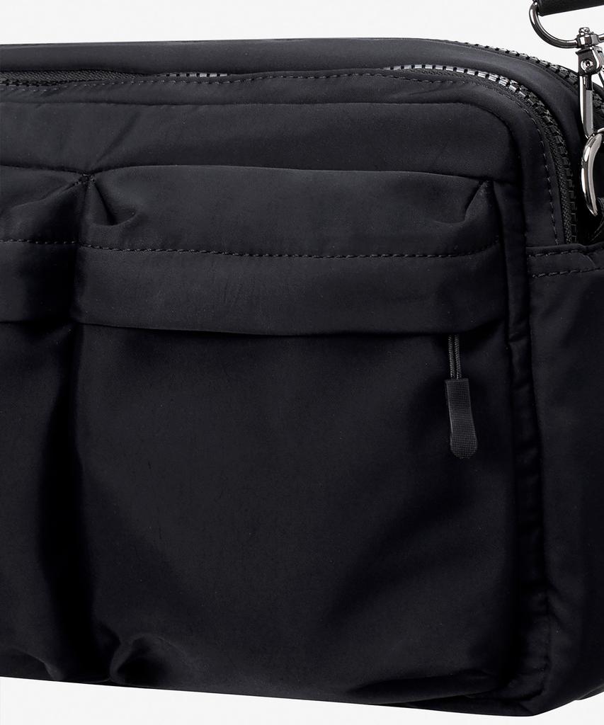 Mindbridge Black Nylon Mini Travel Crossbody Bag