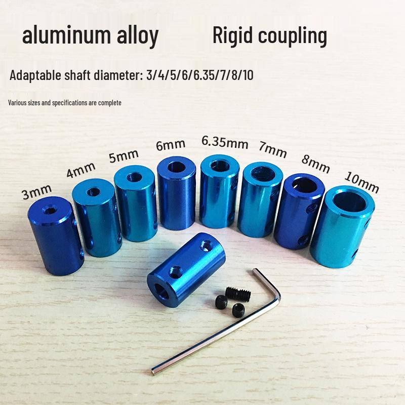 

Aluminum Alloy Rigid Motor Shaft Coupling for DIY Models 6.35-6.35mm