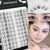 Thai Style False Eyelashes Segmented Natural Eyes Makeup No Need Glue False Eyelashes Self-Adhesive Cluster Diy Lashes Extension