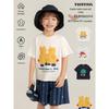 Yoyou Boys' 10A Antibacterial Cartoon Print Short Sleeve T-Shirt