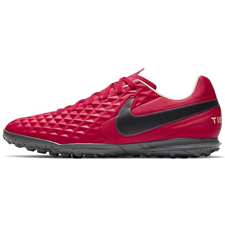 Nike Tiempo Legend 8 Club Laced Professional Low Top TF Soccer Shoes Unisex Soccer Shoes Deep-Red AT6109-608