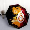Galatasaray SK  Pattern, Automatic Folding Umbrella, Portable and Foldable Design, 8 Ribs, a Christmas or Birthday Gift.