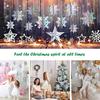 15pcs 3D Large Iridescent Paper Snowflakes Winter Ornament - Snowflakes in 3 Sizes Hanging Ornaments for Winter Wonderland Decorations Frozen