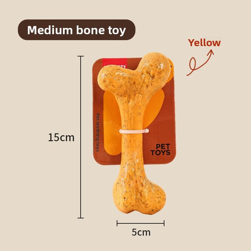 Doggy Chewing Stick Bone - Durable for Dogs To Bite - Dog Chew Toy - Puppy - Large Dog - Cowhide Pressure Bone Toy