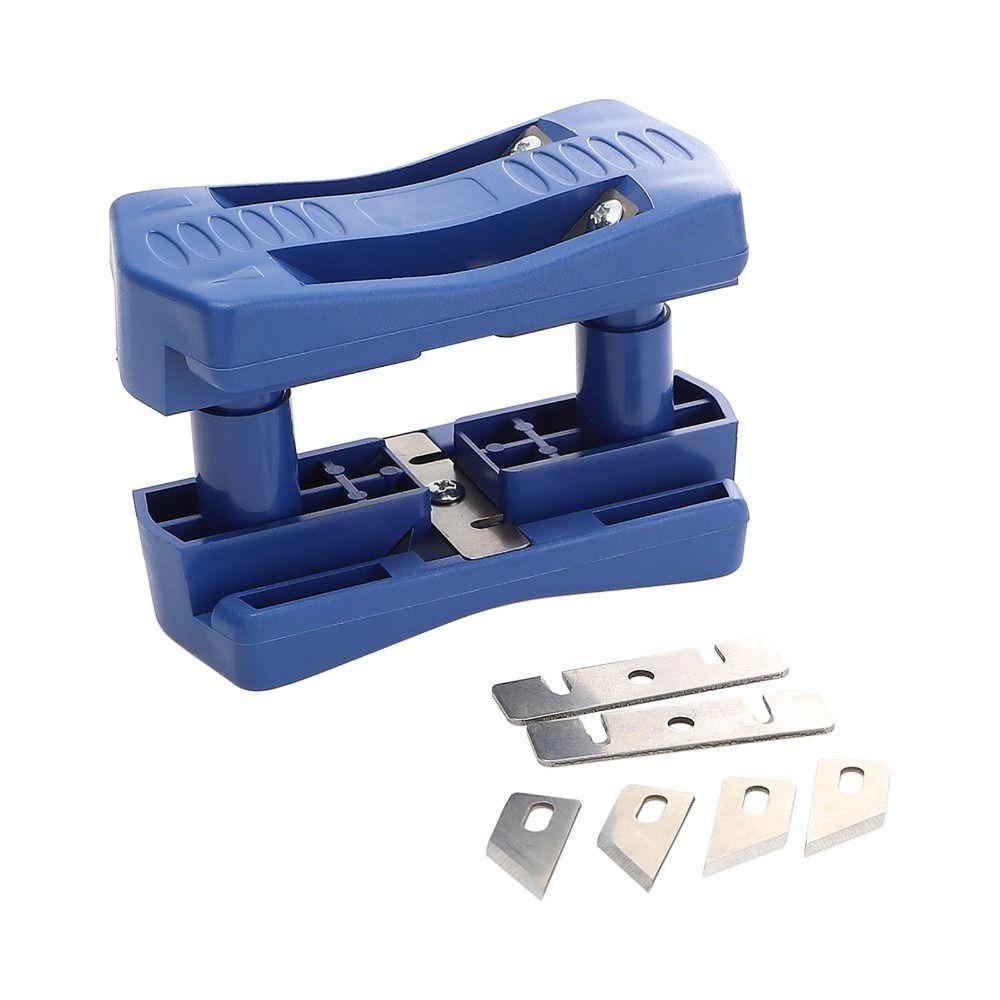 For PA6 Melamine Wood Edge Banding Trimmer 0.5mm Thickness 16-30mm Width Woodworking Tool Manual Operation Double Edge Trimming