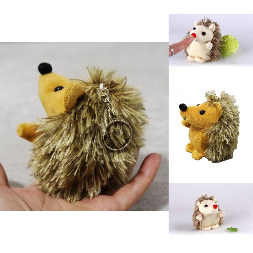 Adorable Plush Hedgehog Toy Soft Cuddly Stuffed Animal Creative Gift 10cm