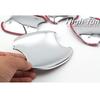 FUNDUOO For Honda Civic 2012 2013 2014 New Chrome Door Handle Cup Bowl Covers trim Free Shipping Car