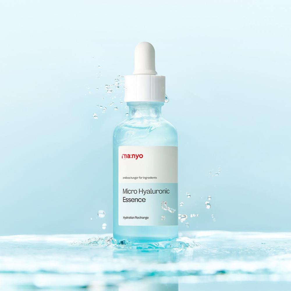 

ma:nyo Micro Hyaluronic Essence 50ml | 24-Hour Deep Hydration & Moisture Barrier K-Beauty Serum