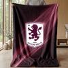 Aston Villa Football Soft Flannel Fleece Blanket Lightweight Cozy Warm Throw Blanket For Sofa Bed Home Decor