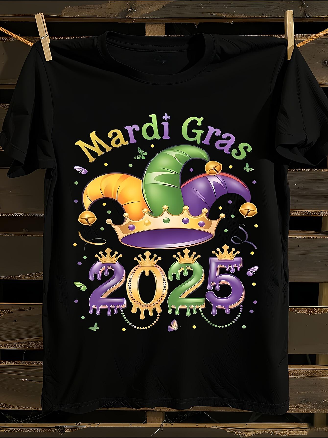 Mardi Gras 2025 Tshirt Costume Tshirt L