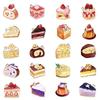 90 Cartoon Dessert Stickers: Cute Afternoon Tea Sweet Treats for Phone Cases, Journaling, and Suitcases.