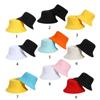 Foldable Spring Summer Big Visors Wide Brim Anti-UV Beach Cap Sun Hat Fisherman Cap Bucket Hat