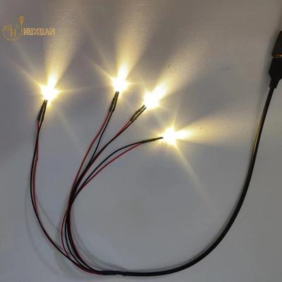 1 Pcs 2/4/6 LED Beads With USB Port 5V Miniature Super Bright Lamp DIY Model Making For Diorama DIY Handmade