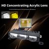 1/2pcs New Motorcycle LED Spotlight White/yellow Dual Car Light Light Spotlight Grille Color Grille External Hidden Ultra-t H7W0