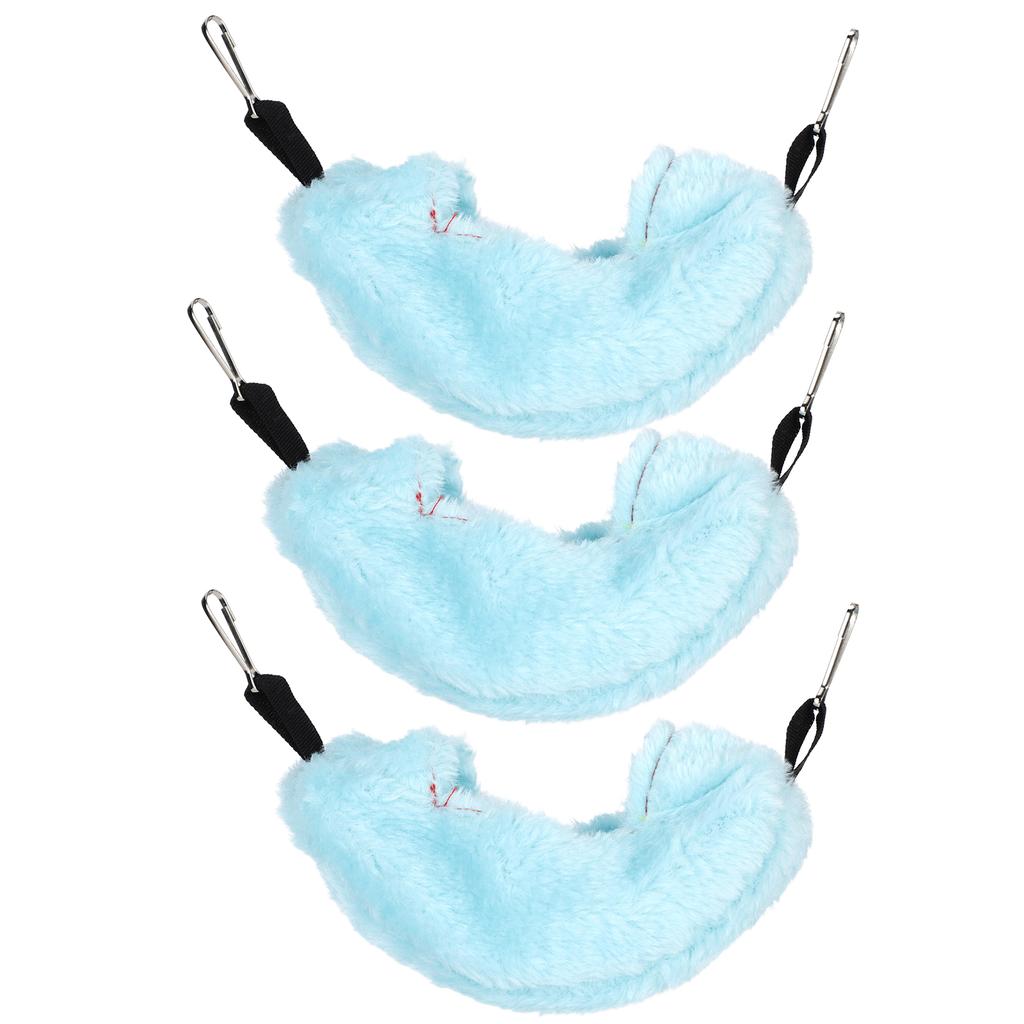 3 Sets Parrots Cage Bird Tent Bed House Hanging Hammock Hamster Nests Small Animals Accessories