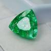 Natural Green Emerald Loose Gemstone Colombian 7.80 Ct Trillion Cut for Jewelry Making and Crafts