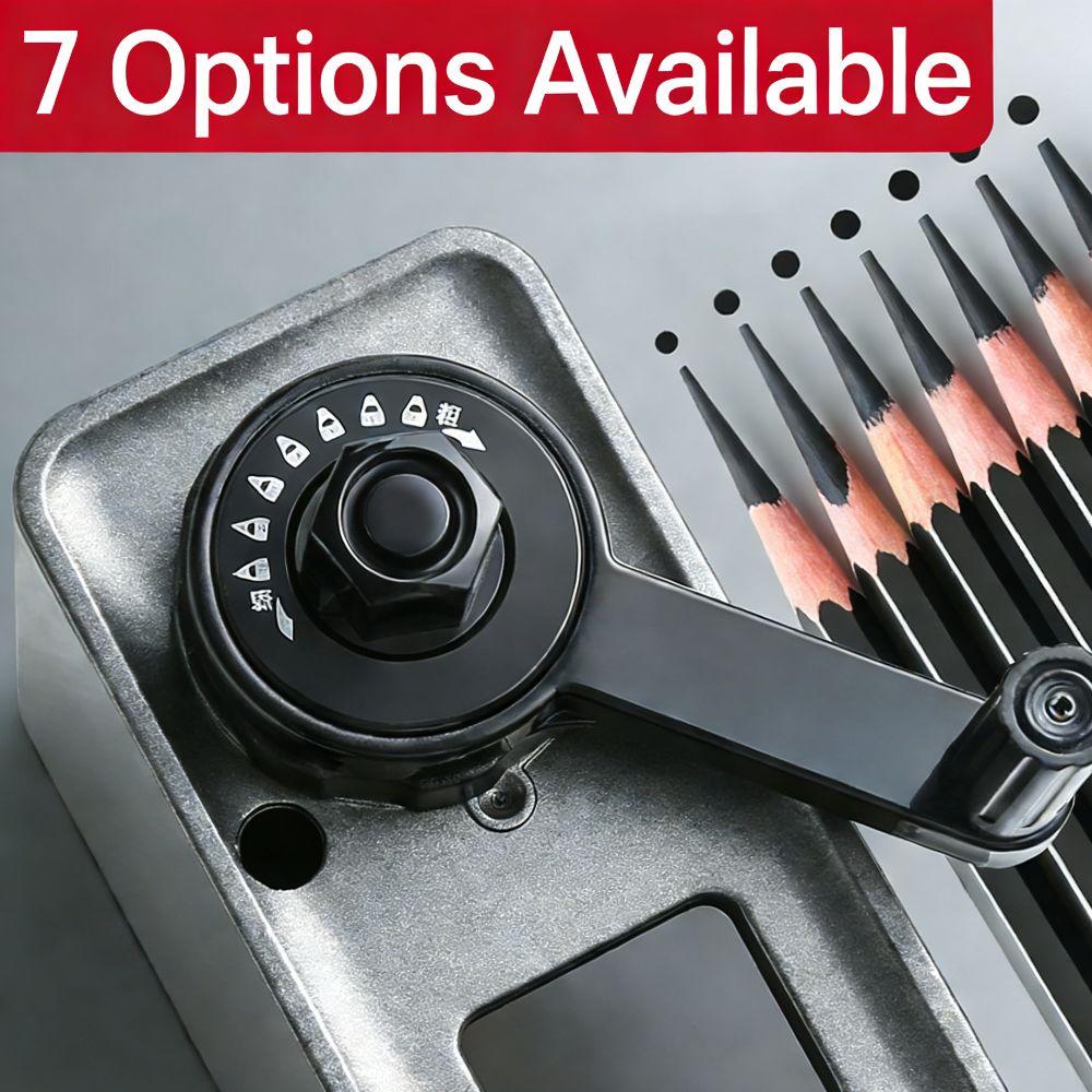 Black Sketch Pencil Sharpener Wide Application Pencil Sharpener Charcoal Pencil