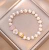 Japanese & Korean Style Shell Flower Freshwater Pearl Bracelet