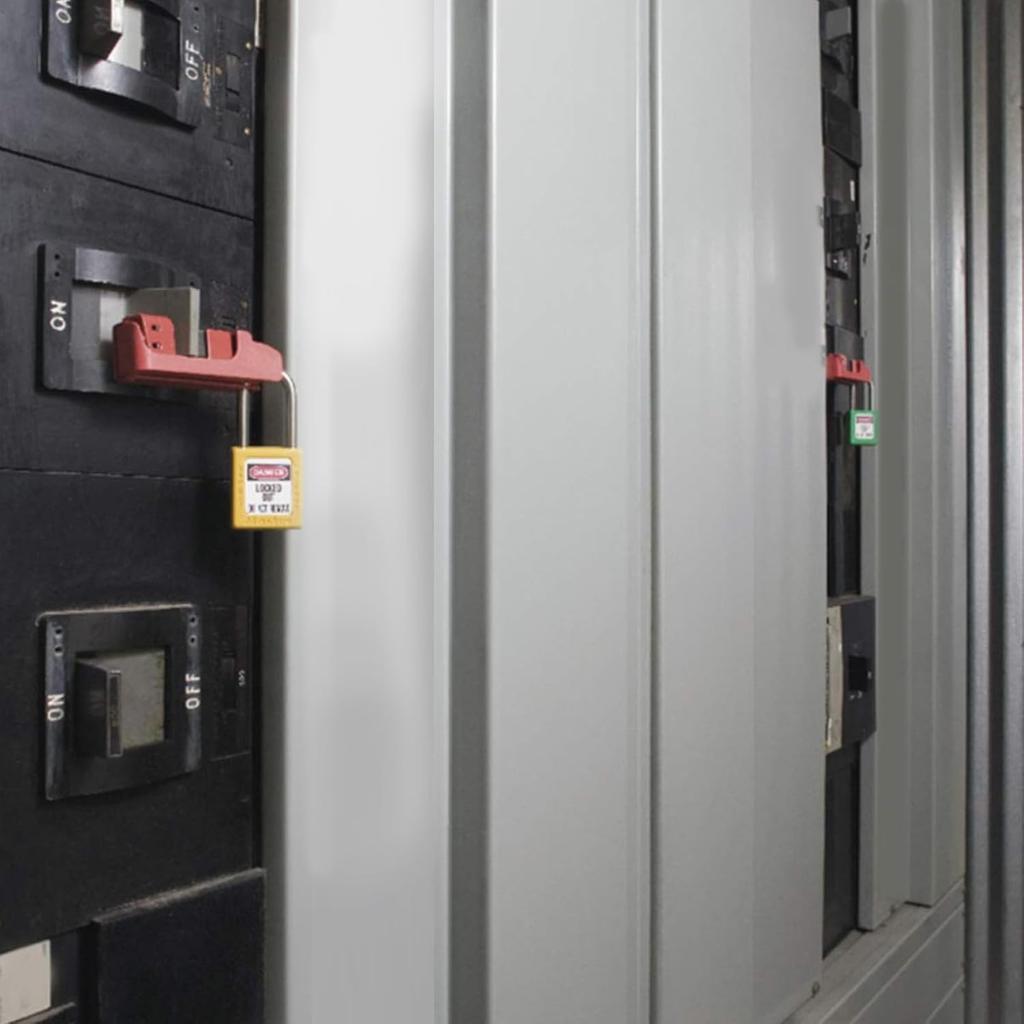 Circuit Breaker Lockout Device, 6 Pack Universal Breaker Lock Out Tag Out Device, Lockout Tagout Kit Lock Out Device for Industrial Equipment Fixing