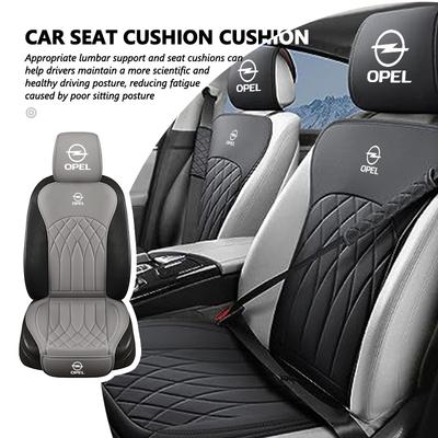 For Car Logo Seat Breathable Cushion Headrest Cover Anti-slip Pad Meriva Mokka Grandland Vectra Zafira Vivaro Antara