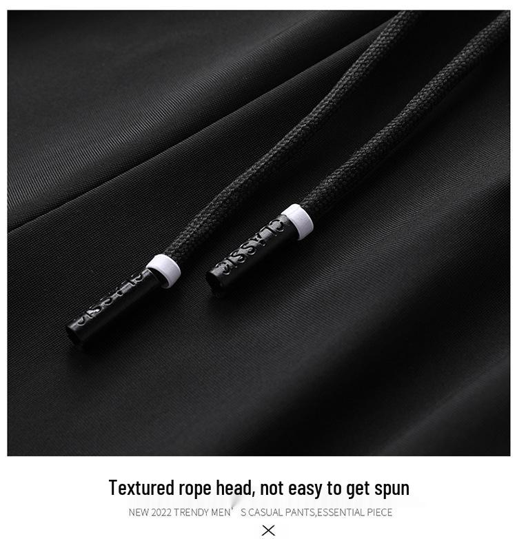 Men's Summer Ice Silk Quick-Dry Elastic Shorts - Lightweight, Breathable Sportswear for Youth.