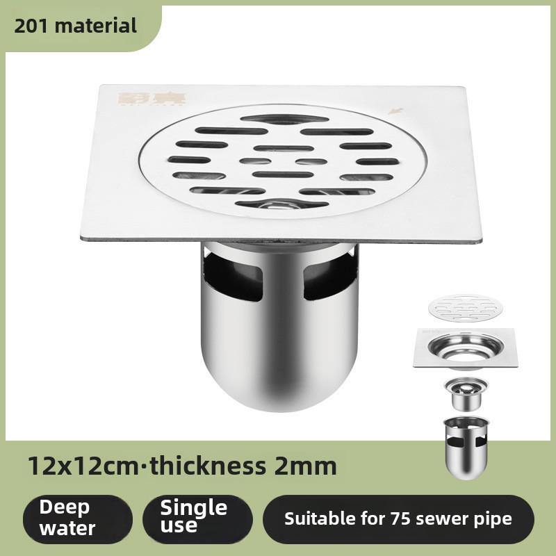 

304 Нержавеющая сталь дезодорант сливной напольный для ванной комнаты и стиральной машины