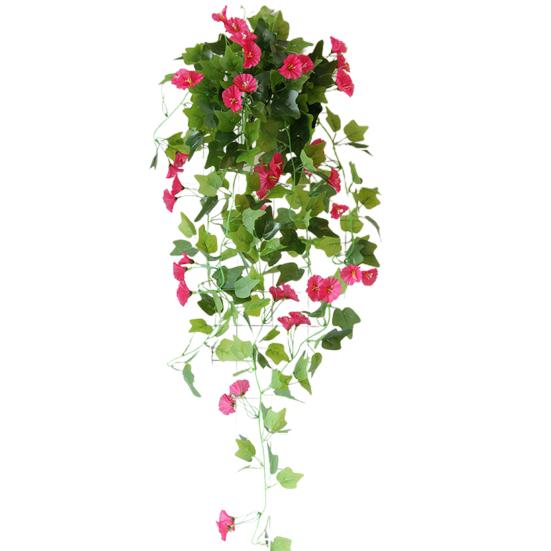 Practical Wall Hanging Fake Plant Eco-friendly Faux Silk Flower Beautiful
