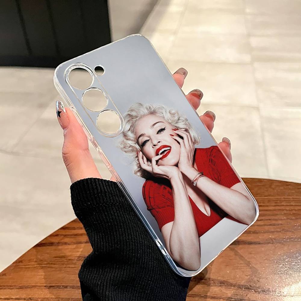 Singer M-Madonna  Phone Case For SamsungA10,12,20,21S,30,31,40,50,51,52,70,71 Transparent Cover