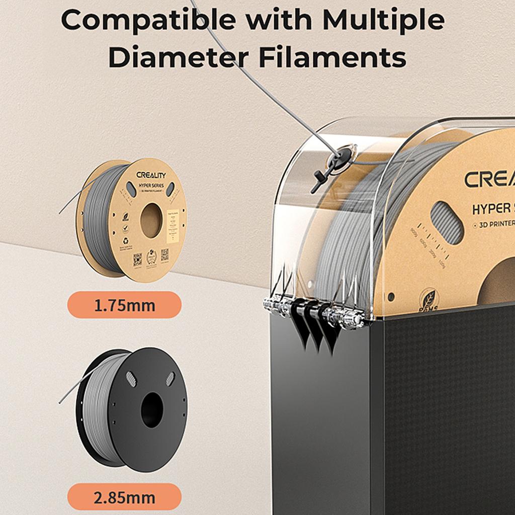 Creality Filament Dryer Box 2.0 360 degrees  Hot air Heating 1.75mm and 2.85mm Filaments Support 24 Hours Timer Real