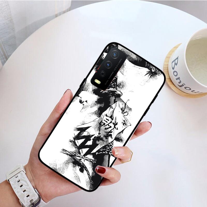 Japanese Samurai Style Phone Case For VIVO Y31 Y21 Y70 Y21S Y20 Y72 1907 Y12 Y11S Y53S Y33S Y55 Y76 Y51 Y15S Y01 Funda