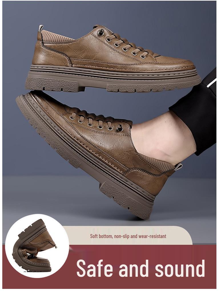 Men's Lightweight Luxury Casual Shoes – Versatile, Comfortable, Soft Sole Driving Shoes with Trendy Chinese Style