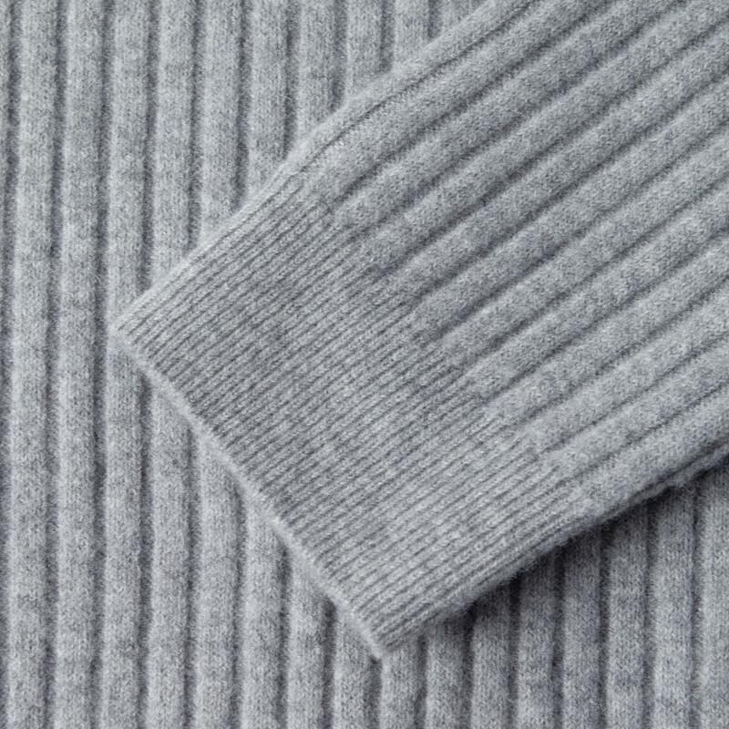 SEIFINI Women's Retro Polo Neck Sweater