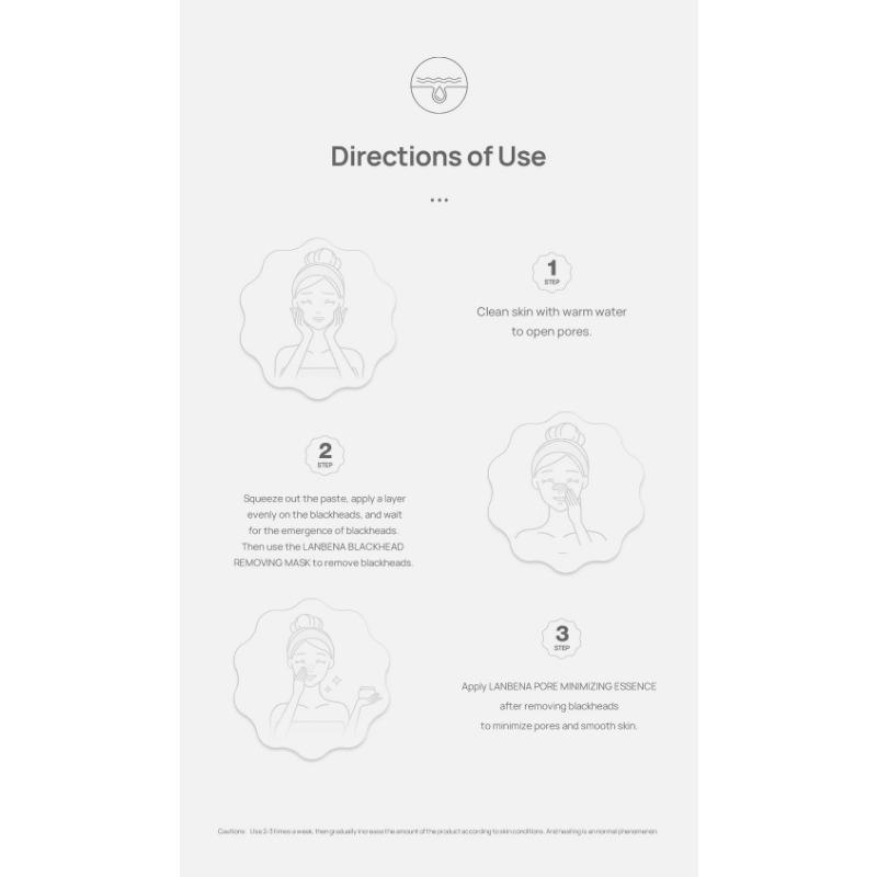 Blackhead Lead Liquid Deep Cleansing and Shrinking Pores, Delicate and Soft To Remove Blackhead Nasal Membrane