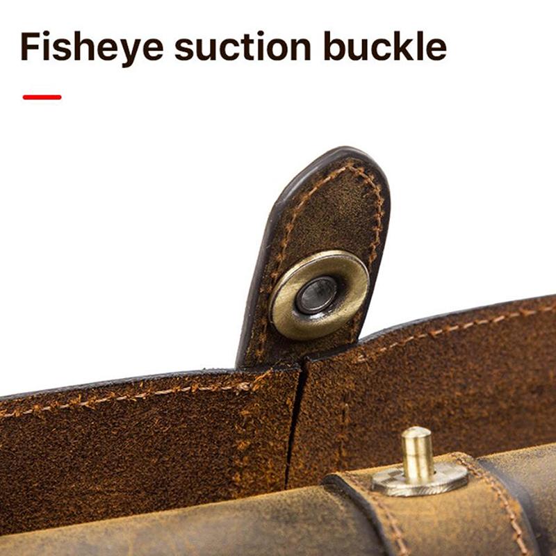 Vintage Genuine Leather 3 Slot Watch Roll Travel Case Portable Watch Display Case Watch Storage Organizer Box Men Gift