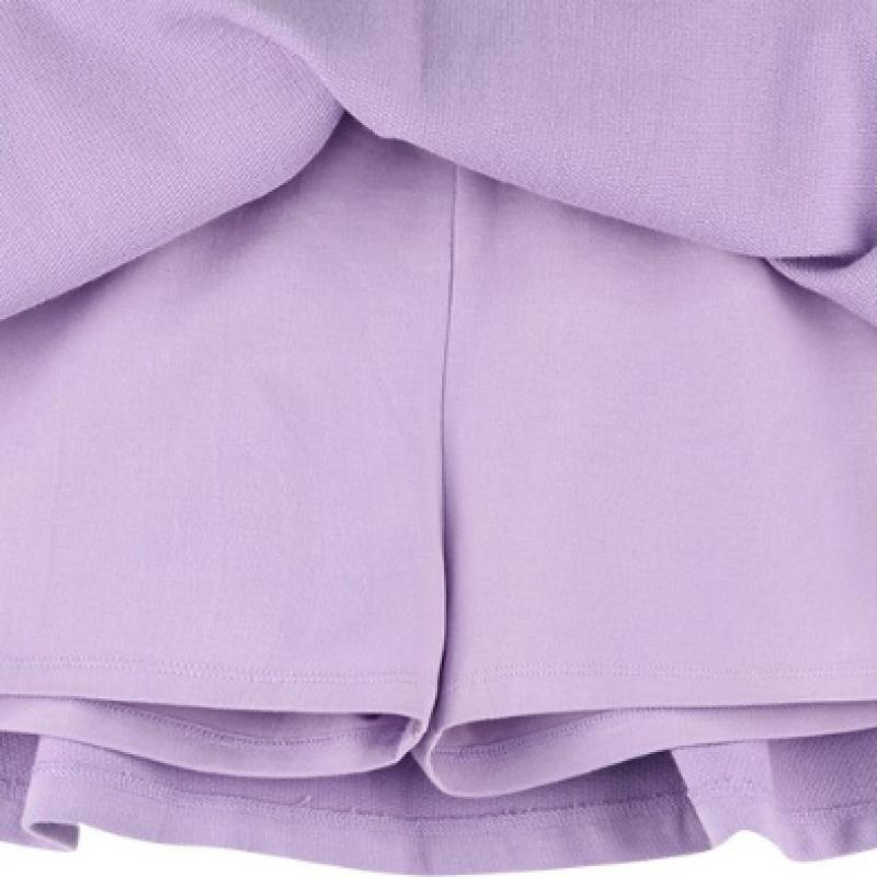 Olivan Half Zip Up Skirt Top And Bottom Dress 2color