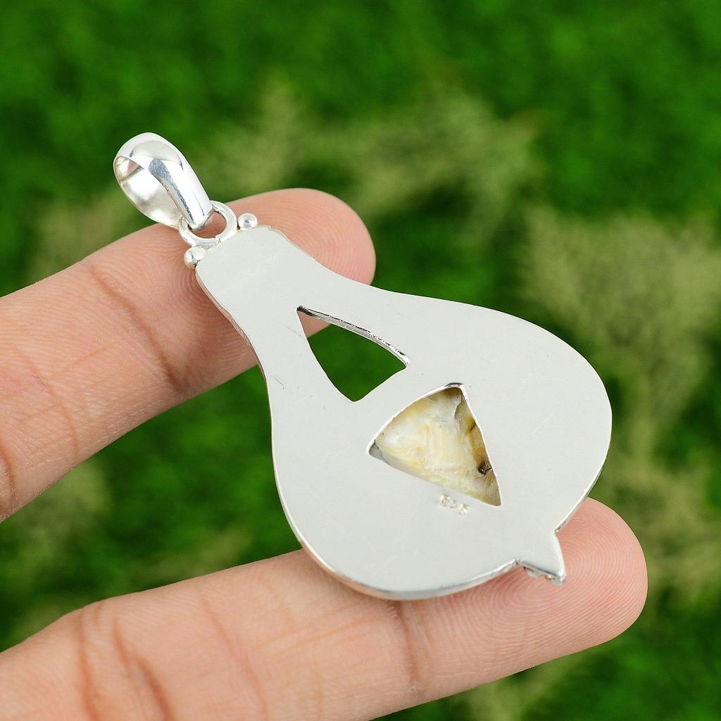 Daughters Day Sale Sterling Silver Natural Mother Of Pearl Sister Trendy Pendant